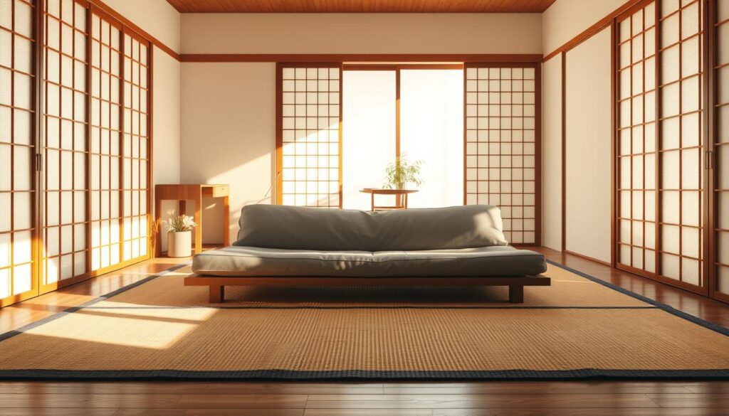Futon and Japanese-Inspired Minimalist Layouts